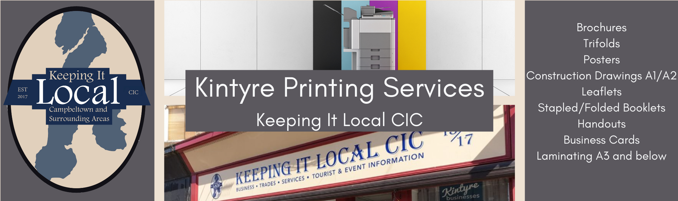 kintyre printing services header