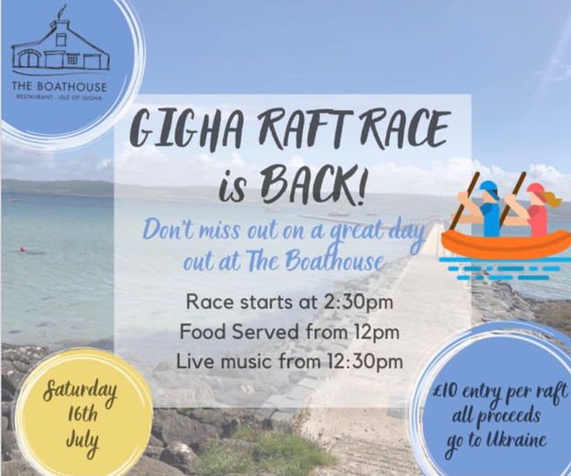 Gigha Raft race