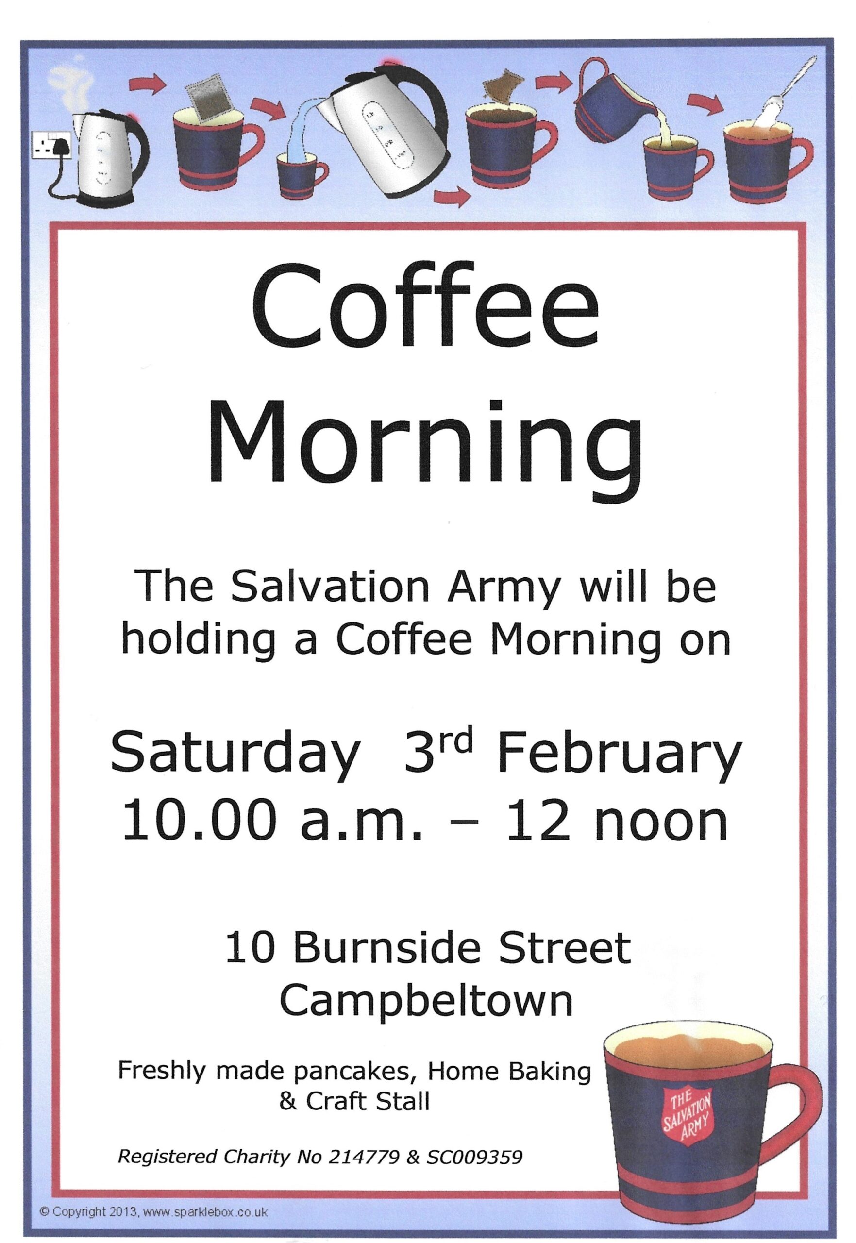 Coffee Morning - Campbeltown Salvation Army