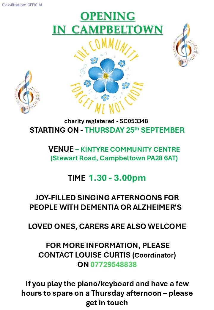 Forget me not Choir - Campbeltown