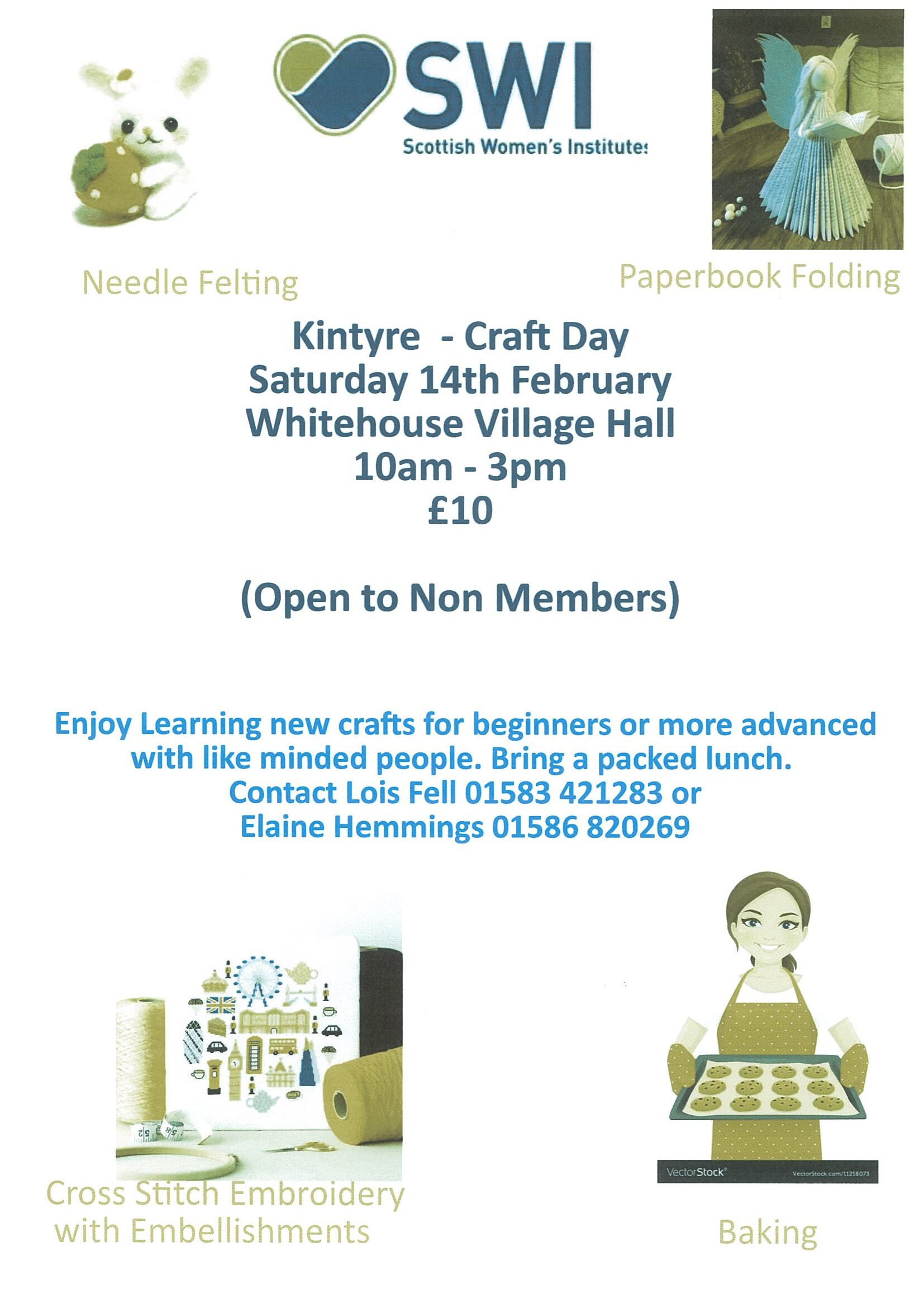 SWI Kintyre Craft day - Whitehouse