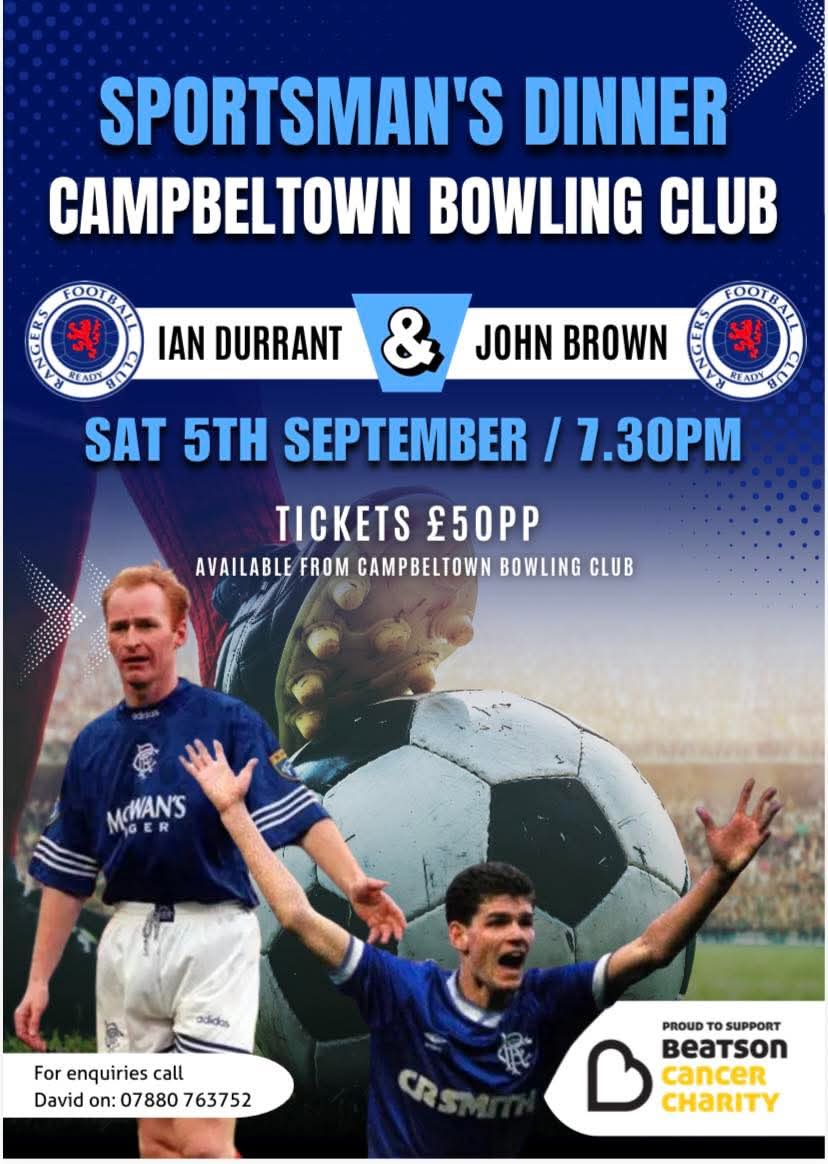 Sportsman's Dinner - Campbeltown