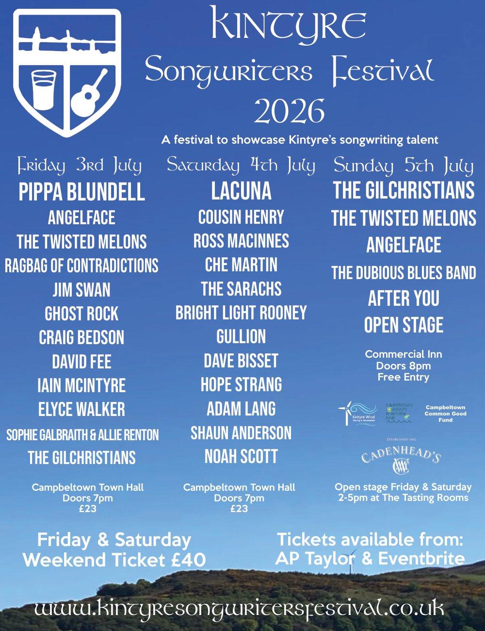 Songwriters Festival - Campbeltown