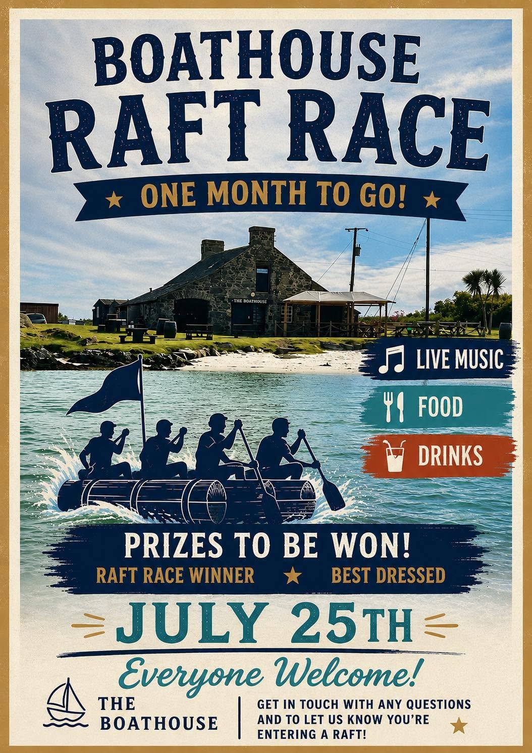 Boathouse Raft Race - Isle of Gigha