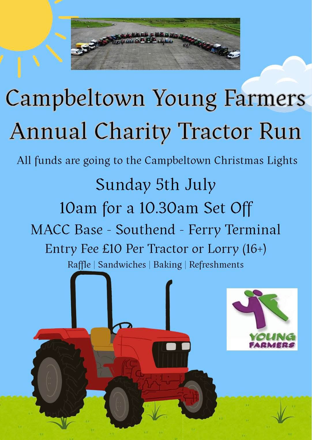 Annual Charity Tractor Run - Campbeltown