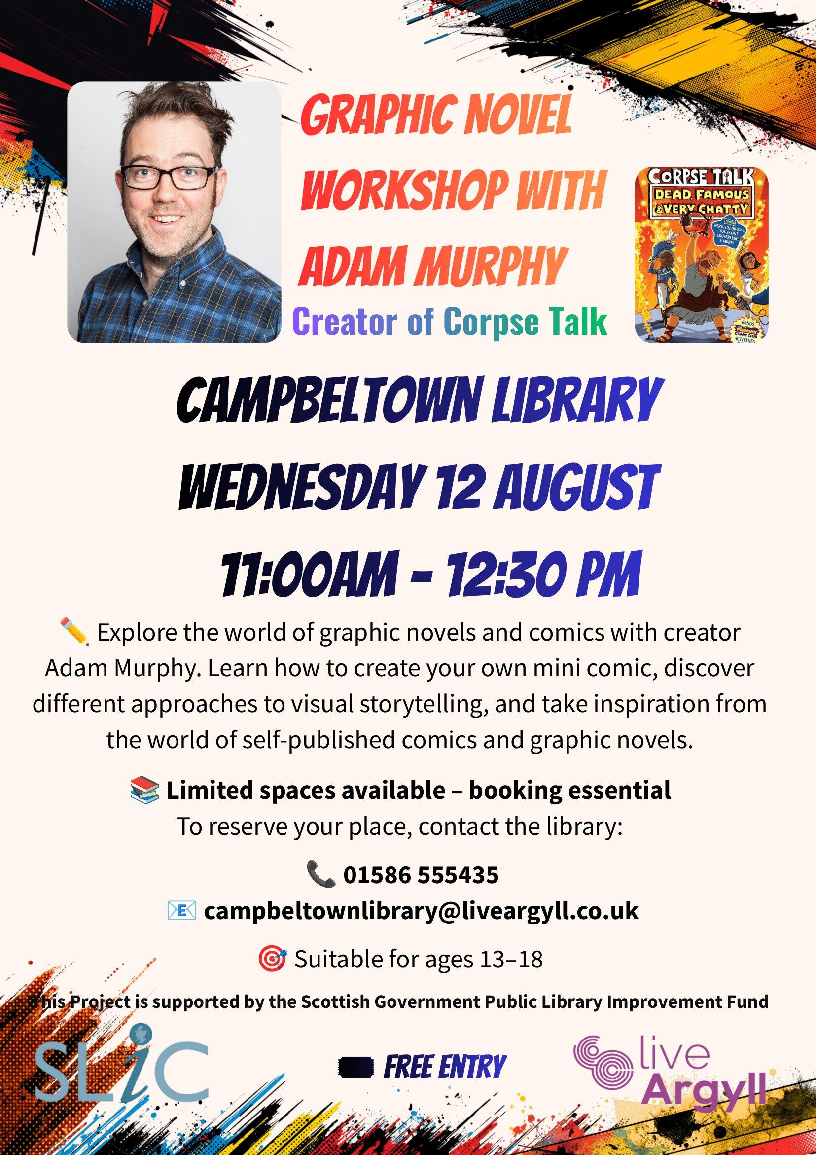 Graphic Novel Workshop - Campbeltown