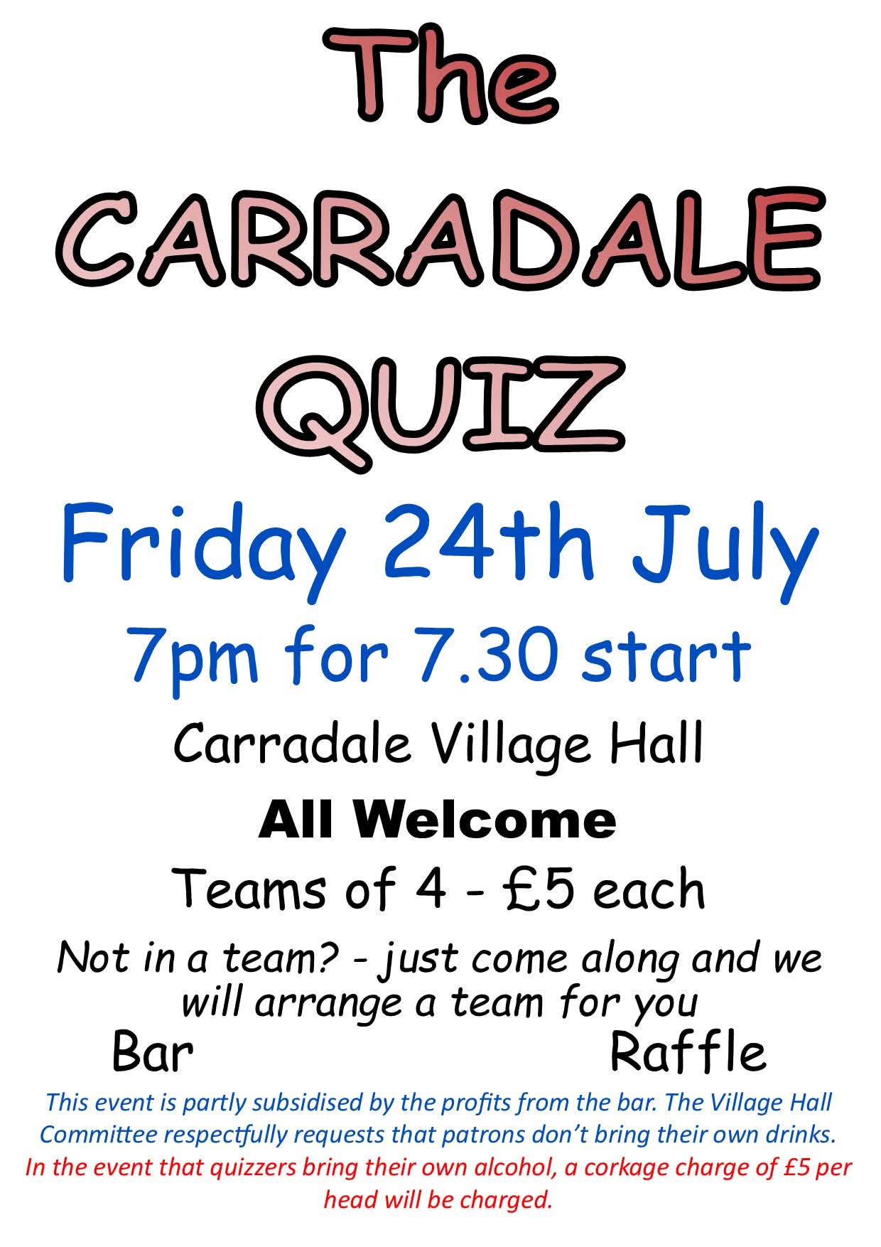 The Carradale Quiz - Carradale