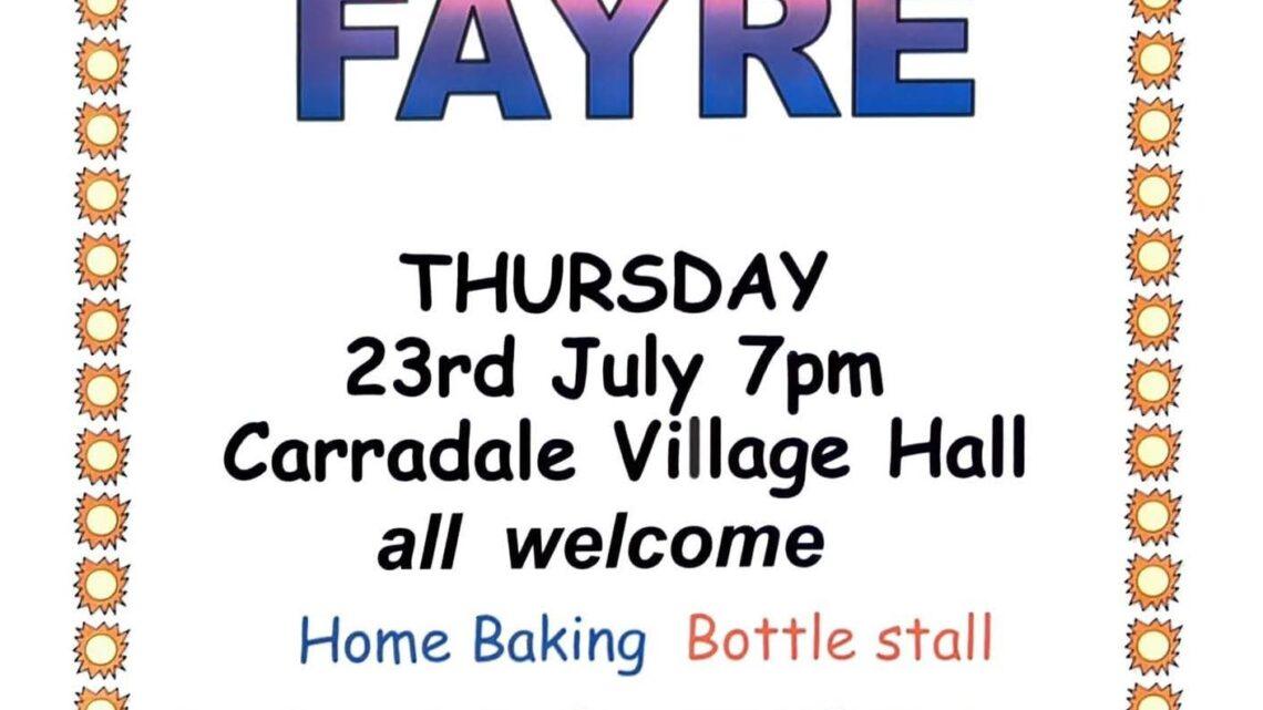 Summer Fayre – Carradale