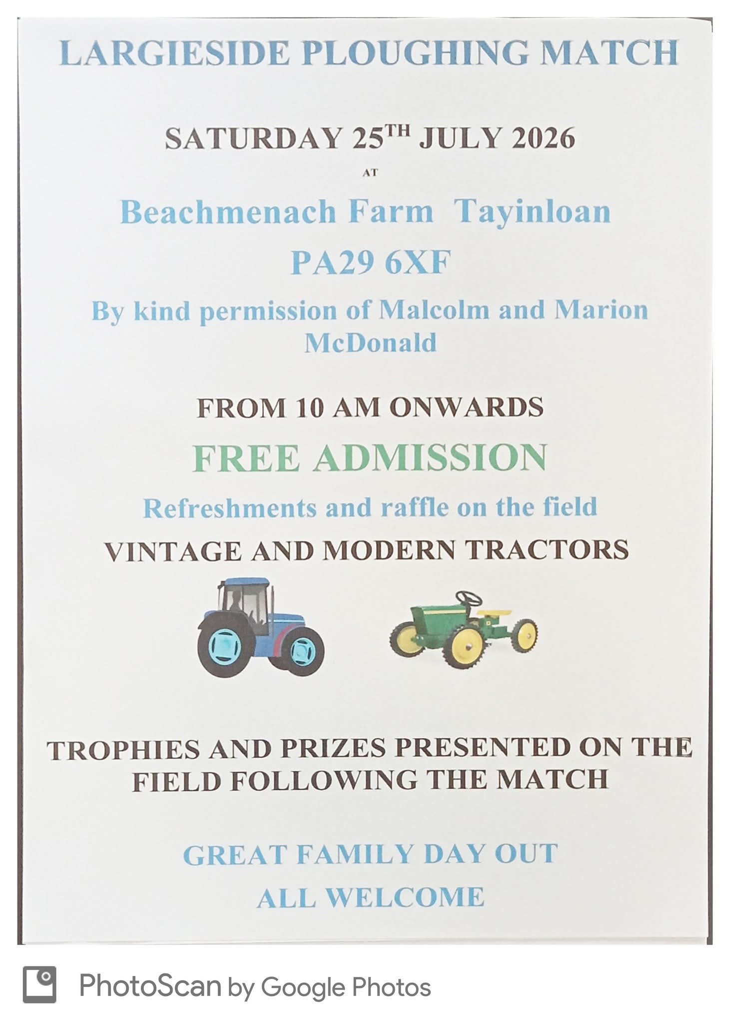 Ploughing Match - Largieside