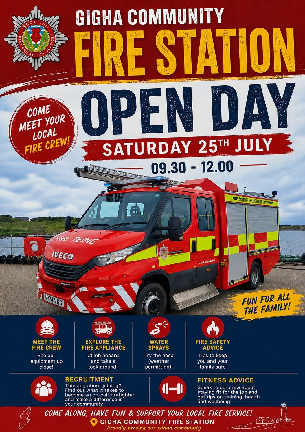 Fire Station Open Day - Isle of Gigha