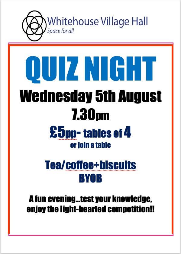 Quiz Night - Whitehouse